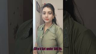 Co ord set Under Rs 500 ✨ shorts trending viral [upl. by Aerdnahc351]