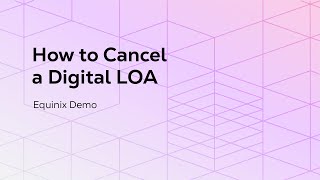 How to Cancel a Digital LOA [upl. by Cyprio]