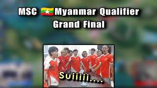 Burmese Ghouls VS Falcon Esports  Bo7   MSC Myanmar Qualifier Grand Final [upl. by Kere809]