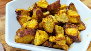 Batata doce na Airfryer Agora só faço assim❤ Sequinha e crocante  fritadeira elétrica [upl. by Ahsakal612]