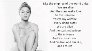 Shakira  Empire Karaoke  Instrumental with lyrics on screen [upl. by Filmer]