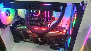 rtx3060 virtually installed R5 5600g built thermaltake h200 tg case [upl. by Yelekalb]