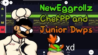 Fnf NewEggrollz ChefPP and Junior Dwps [upl. by Eldrida]