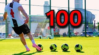 100 Free Kicks in 5min  Football ASMR Compilation [upl. by Davie]