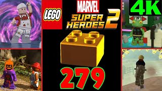 LEGO Marvel Super Heroes 2  All 279 GOLD Bricks  All quest Gold Bricks  All Stan Lee in Peril [upl. by Beauregard]