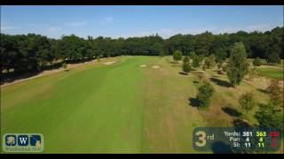 3rd Hole  Windlesham Golf Club Surrey [upl. by Erbe]