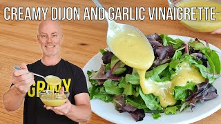 Creamy Dijon and Garlic Vinaigrette  How to Make a Dijon Vinaigrette  EasytoMake Vinaigrette [upl. by Steddman739]