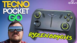 Tecno Pocket Go First Look A Ryzen 8840HS Handheld  AR Glasses [upl. by Aissela]