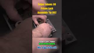 Folger Adams 80 Series Prison Lock Assembly Tips 002 [upl. by Belanger]