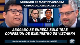 ABOGADO DE VIZCARRA SE ENREDA TRAS CONFESION DE EXMINISTRO Q CONFIESA MILLONARIA COIMA PARA VIZCARRA [upl. by Mirielle494]