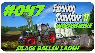 Silage Ballen laden 047 WOODSHIRE 🚜 Österreich Lets Play [upl. by Tisbe]