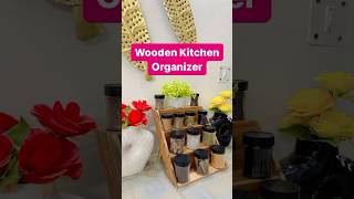 Wooden Kitchen Organizerkitchen storage hacks tips organizer organization spacesaving amazon [upl. by Kistner631]