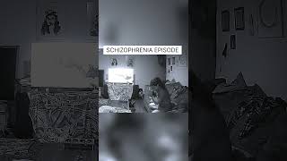 Schizophrenia Symptoms Caught on Security Camera [upl. by Aneele58]