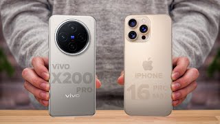 ViVO X200 Pro Vs iPhone 16 Pro Max  Which One is Better For You 🔥 [upl. by Nave]