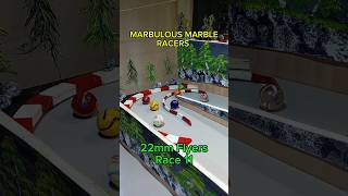 Marble race run exciting amp thrilling 22mm Flyers Race 11 marble race track who will win ASMR [upl. by Shermie451]