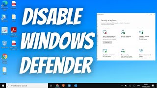 Best Way To Turn Off or Disable Windows Defender in Windows 10 [upl. by Yentyrb]