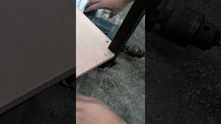 How to flatten the screw head on a wooden surface diy tools diytools [upl. by Eceinahs258]