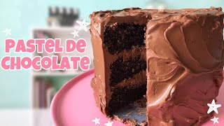 PASTEL de CHOCOLATE con BETÚN de CHOCOLATE y queso crema 🏅  NIVEL DELICIA [upl. by Shelbi]