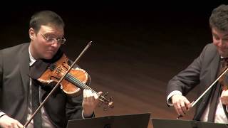 Jerusalem Quartet plays Shostakovich String Quartet No 9 in Eflat Major Op 117 [upl. by Ellebyam798]