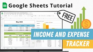 How to Build an Income and Expense Tracker from Scratch  Google Sheets TUTORIAL Budget Spreadsheet [upl. by Delp]