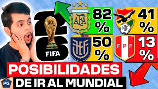 Las POSIBILIDADES de CLASIFICAR al MUNDIAL UNITED 2026 de CADA SELECCIÓN 👉 FECHA 8 ELIMINATORIAS 🔥 [upl. by Aneev]