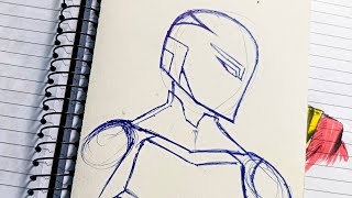 How to Draw Armor Knight with Pen ❤ [upl. by Schreiber]