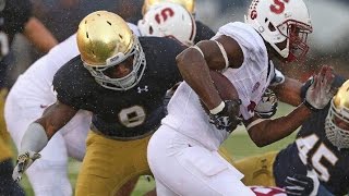 Postgame press conference Stanford at Notre Dame [upl. by Zined]