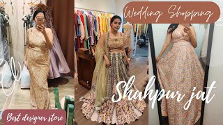 Wedding Shopping Best store in Shahpur jat shahpurjat weddingshopping shopping lehenga viral [upl. by Avot]