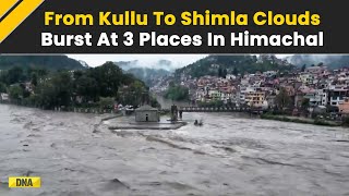 Himachal Cloud Burst One Dead 50 Missing From Kullu To Mandi Cloud Burst Hit Himachal Pradesh [upl. by Honora693]