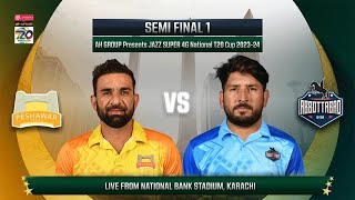 Live  Peshawar vs Abbottabad  Match 61  National T20 202324  PCB [upl. by Anar105]