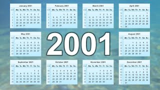 Calendar 2001 [upl. by Henderson]