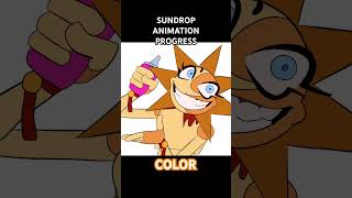 Sundrop animation progress PT 3 fivenightsatfreddyssecuritybreach [upl. by Casilde]