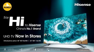 Hisense 65quot ULED 4K TV Android TV Unboxing and Installation [upl. by Inah]