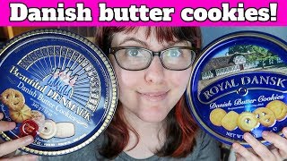 Royal Dansk vs Jacobsens a Danish butter cookie taste test [upl. by Quent]