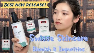 2024 Swisse Skincare BlemishampImpurities ReviewBHA cleanser serum spot treatmentceramide cream [upl. by Norene43]