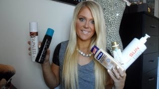 Best Self Tanners  Sunless Tanning Products My Top 5 [upl. by Jentoft]