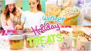 Easy  Delicious DIY WinterHoliday treats with Niki and Gabi [upl. by Sartin]