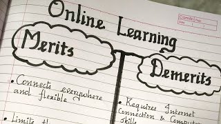 Online ClassMerits and DemeritsAdvantages and Disadvantages of Online EducationDigital Learning [upl. by Nipha]