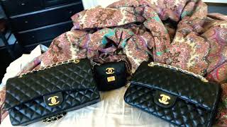 Ioffer Chanel classic flap replica review [upl. by Ecylla]