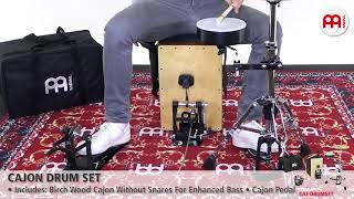 MEINL Percussion  MEINL Percussion  Cajon Drum Set  CAJDRUMSET [upl. by Buckden]