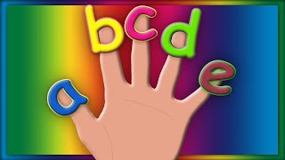 ABC Finger Family Song  Learn Alphabet  ABC Baby Songs [upl. by Fenn667]