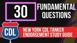 New York CDL Tanker Endorsement Study Guide 2024 NY Practice Test with Questions and Answers [upl. by Ahsirkal]