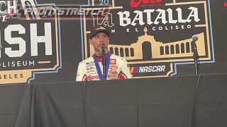 Denny Hamlin Wins the 2024 Busch Light Clash amp Talks About Teammate Ty Gibbs Maturity [upl. by Burkle]