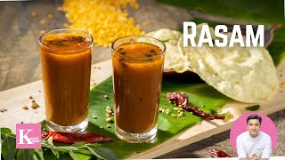 South Indian Rasam Recipe  Tomato Rasam  Rasam Podi Recipe  Authentic Rasam  Chef Kunal Kapur [upl. by Notlrahc720]