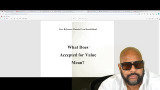 WHAT DOES ACCEPTANCE FOR VALUE MEAN [upl. by Grefe]