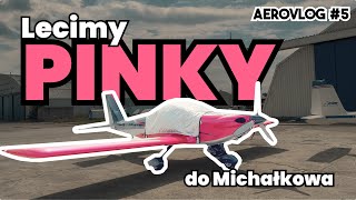 AeroVlog Latamy różowym samolotem  Lecimy do Michałkowa Viper SD4 PPLA 5 [upl. by Emie]