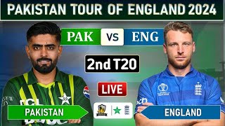 PAKISTAN vs ENGLAND 2nd T20 MATCH LIVE COMMENTARY  PAK vs ENG LIVE MATCH  ENG BAT [upl. by Beka550]