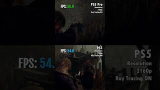 Locked 4K 60FPS with RAY TRACING  Resident Evil 4 on PS5 vs PS5 Pro [upl. by Parfitt557]