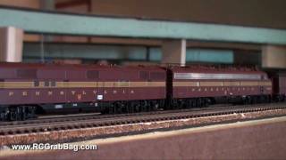 Walthers PRR Broadway Limited E8A E7B ABBA [upl. by Ycnahc93]