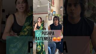 Kamwali  Batemeez Pushpa 😡😡comedy trendingshorts youtubeshorts viralvideo funnyvideos [upl. by Burwell809]